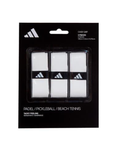 Adidas over grips set of 3 white